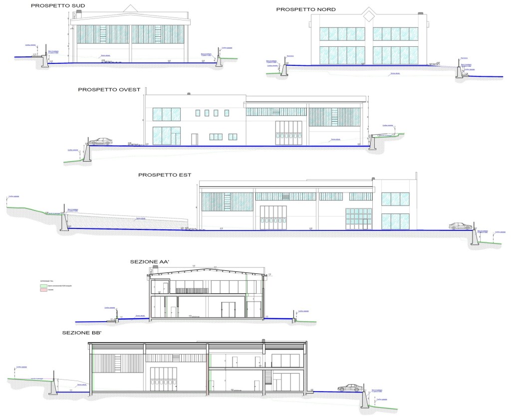 Saint Marcel - Nuovo edificio artigianale - Elaborato progettuale