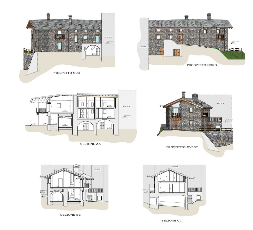 Nus - Ristrutturazione edificio residenziale - Elaborato progettuale